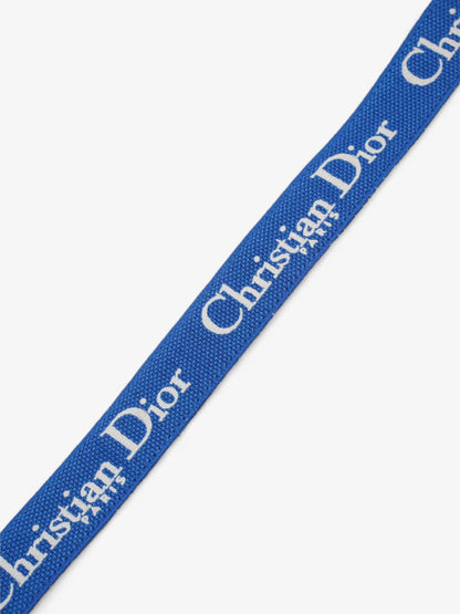 Christian Dior Strap Blue / White Cotton