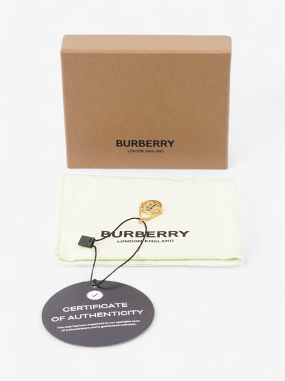 Burberry Mini TB Chain Ring Light Gold / Palladium Base Metal Medium (Circumference - 52mm)
