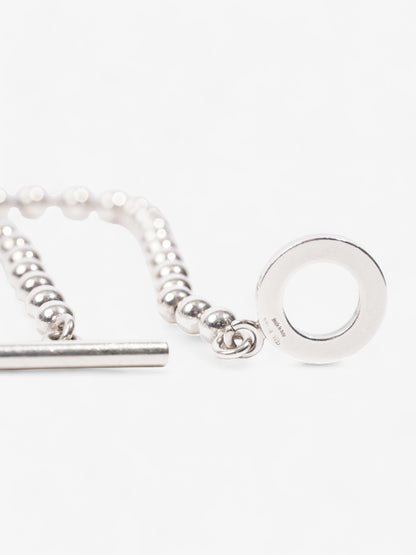 Gucci Beaded Bracelet with Toggle Silver Silver Sterling