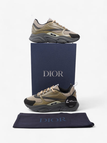 Christian Dior B22 Khaki / Black / White Mesh EU 42 UK 8