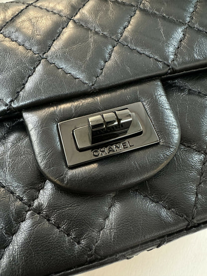 Chanel (21)2.55 Mini So Black Bag