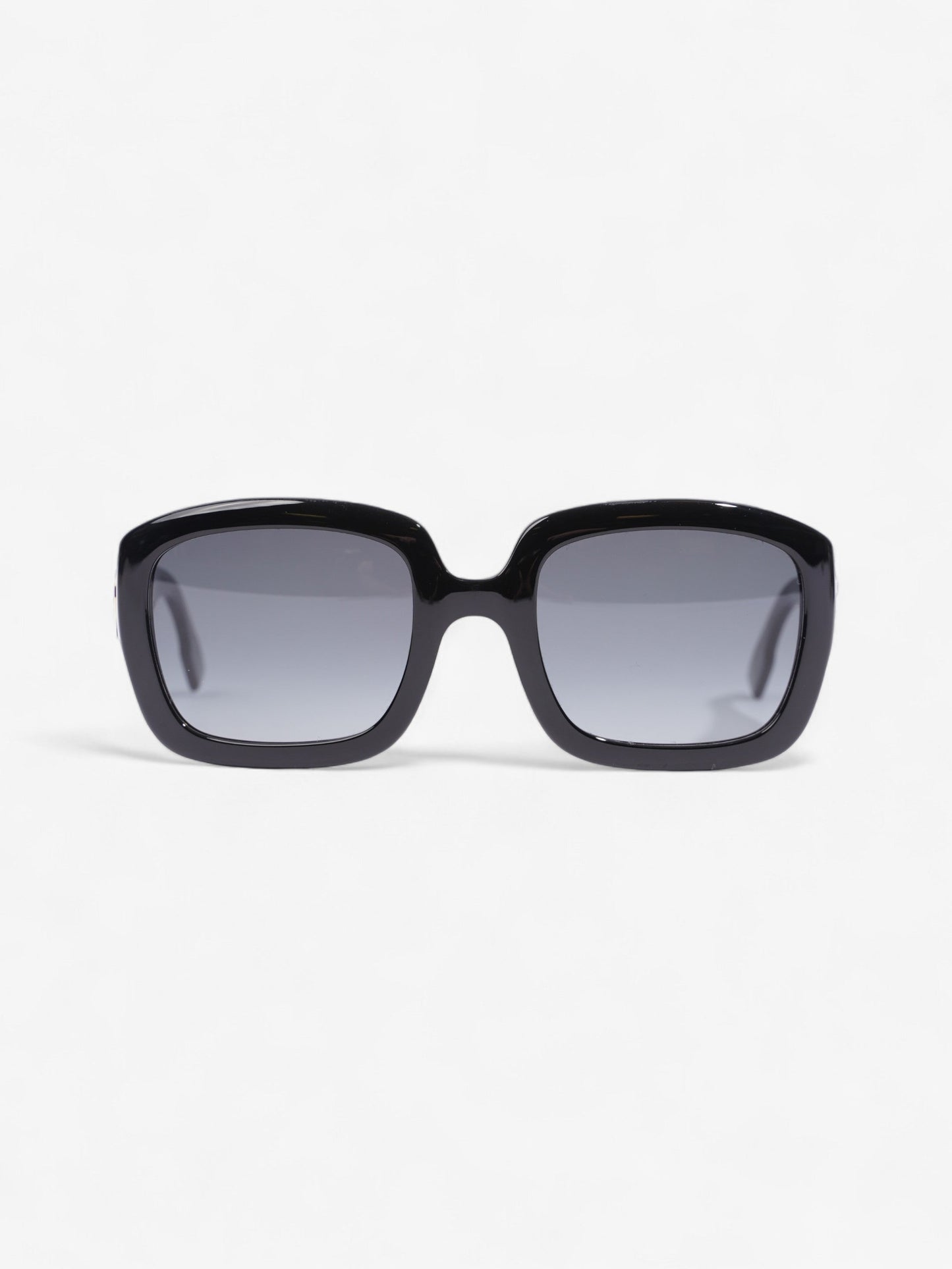 Christian Dior Square Sunglasses Black Acetate 145mm