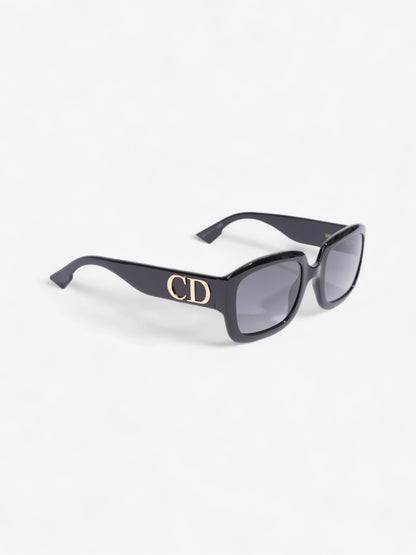 Christian Dior Square Sunglasses Black Acetate 145mm