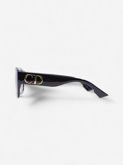 Christian Dior Square Sunglasses Black Acetate 145mm