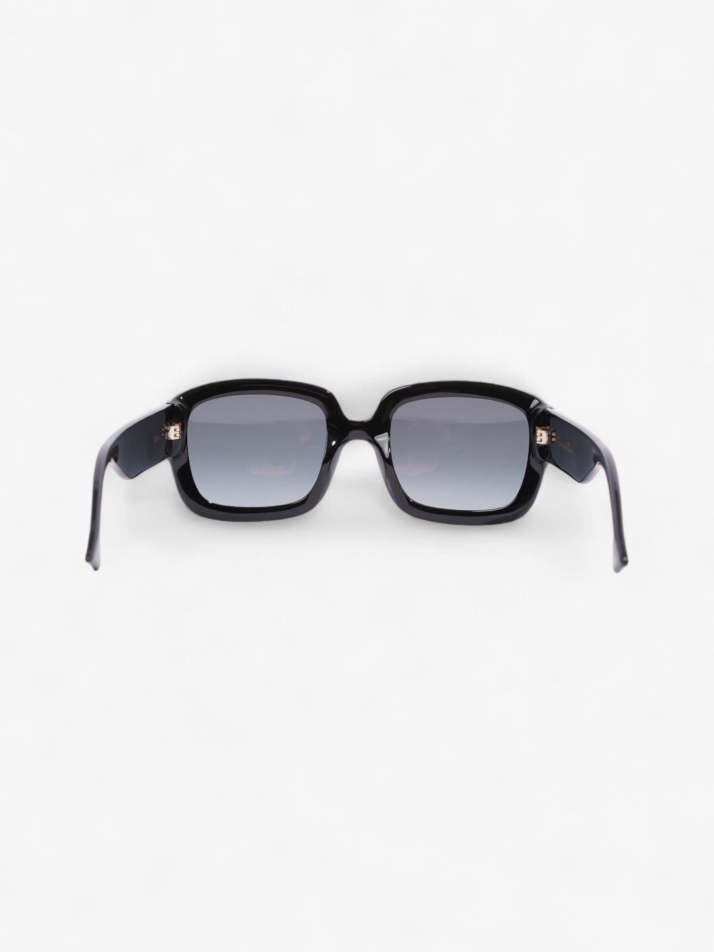 Christian Dior Square Sunglasses Black Acetate 145mm