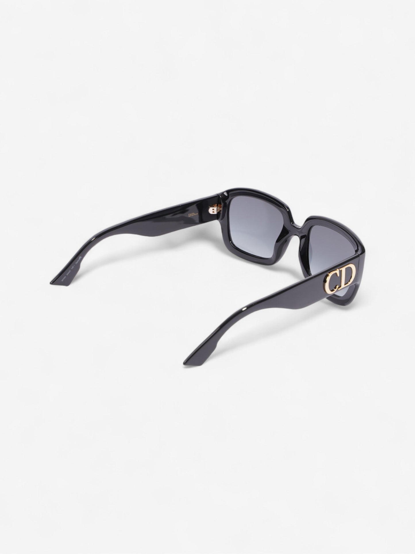 Christian Dior Square Sunglasses Black Acetate 145mm