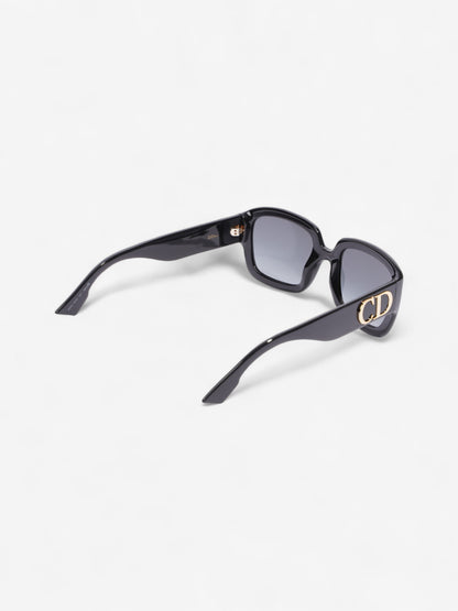 Christian Dior Square Sunglasses Black Acetate 145mm