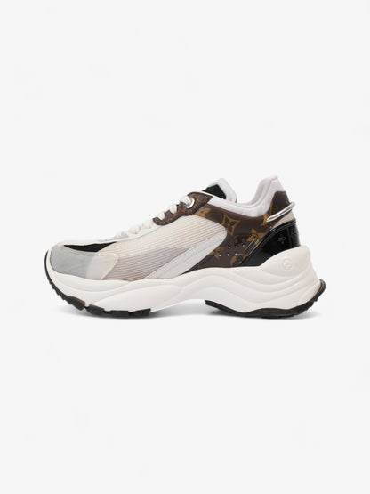 Louis Vuitton Run 55 Sneakers White  / Monogram / Black Mesh EU 38 UK 5