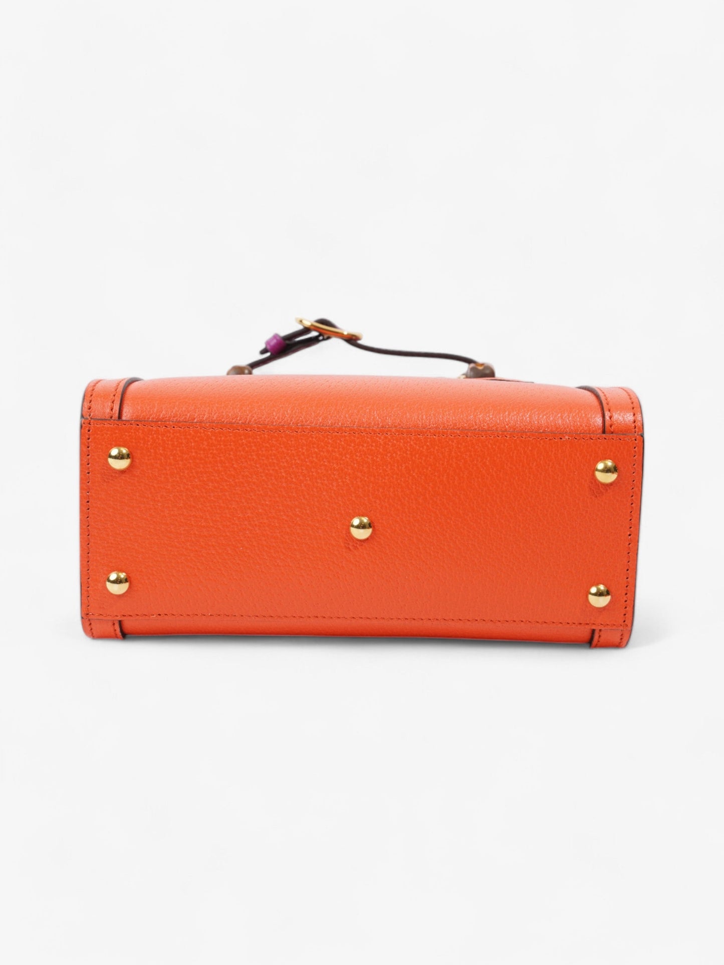 Gucci Diana Tote Orange Leather Mini