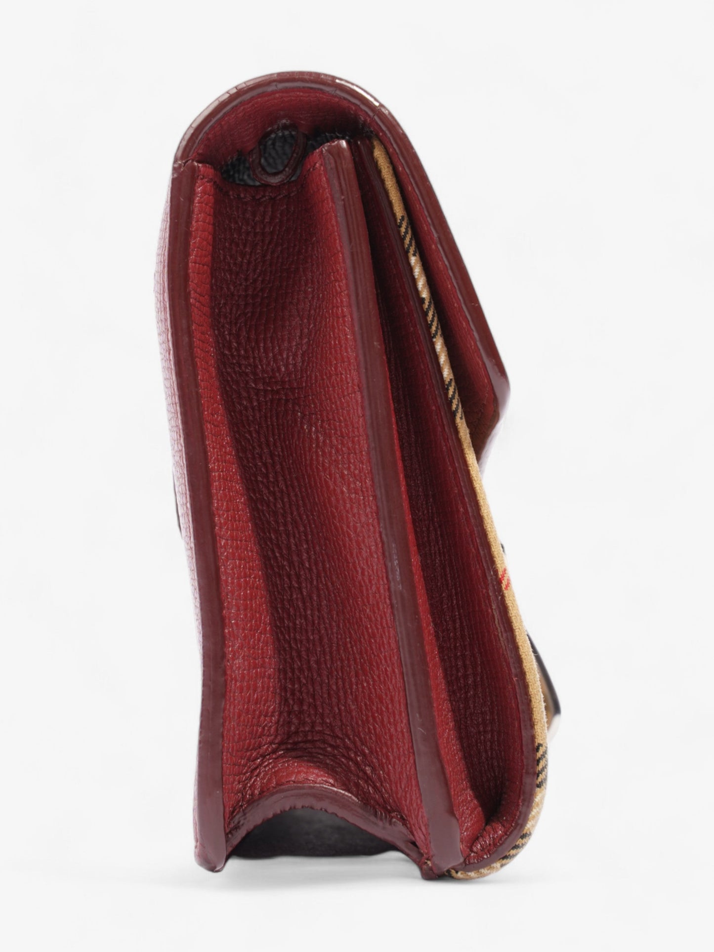 Burberry Macken Vintage Check / Burgundy Leather