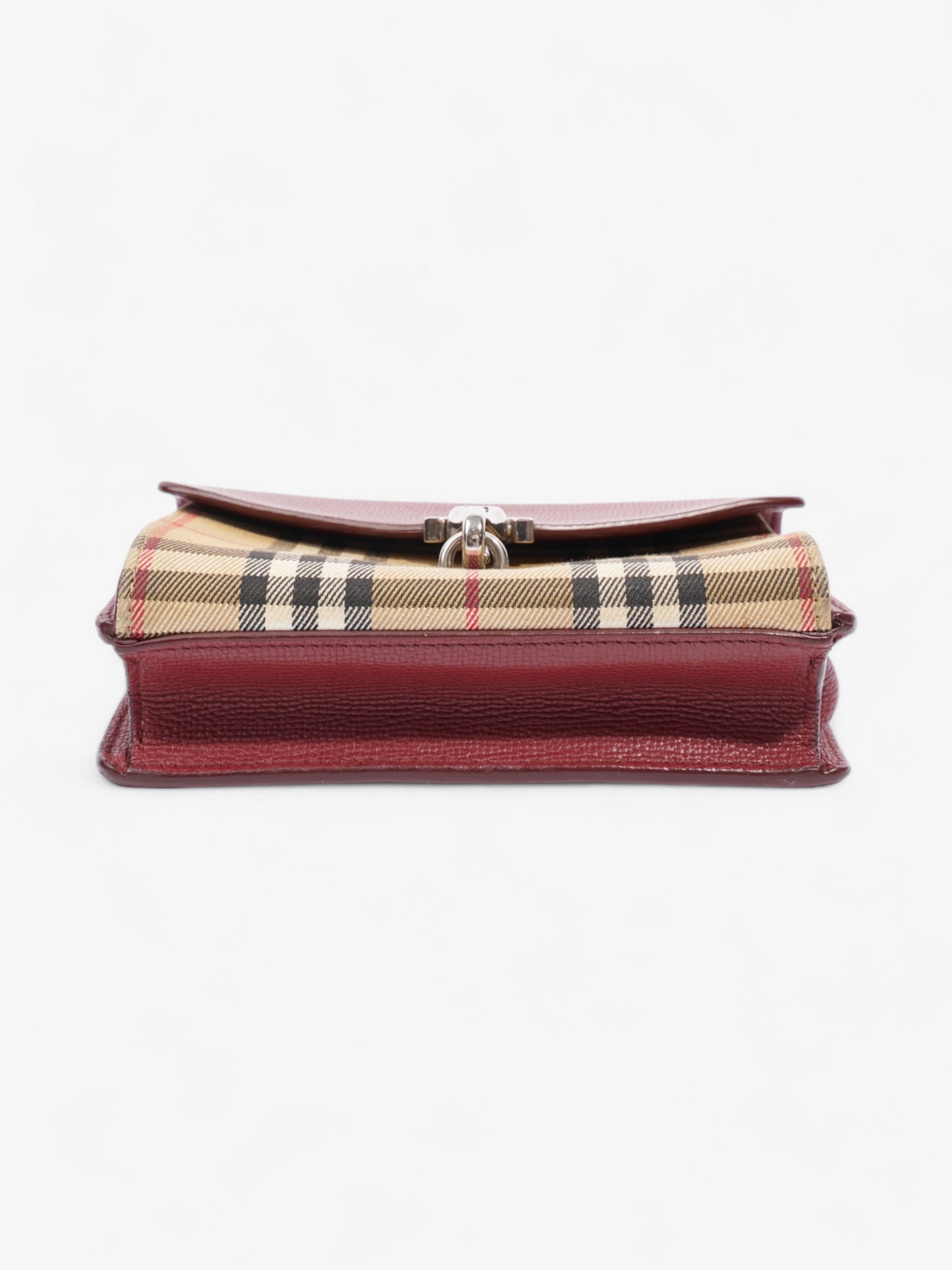 Burberry Macken Vintage Check / Burgundy Leather