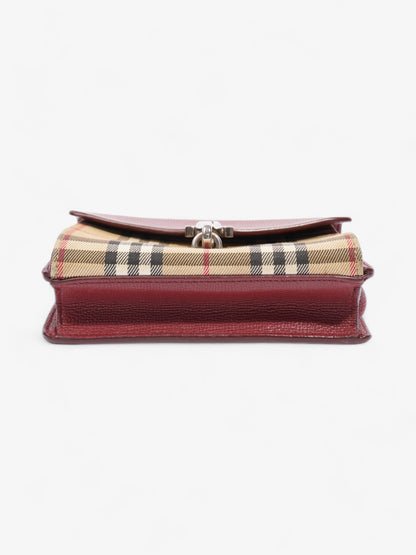 Burberry Macken Vintage Check / Burgundy Leather