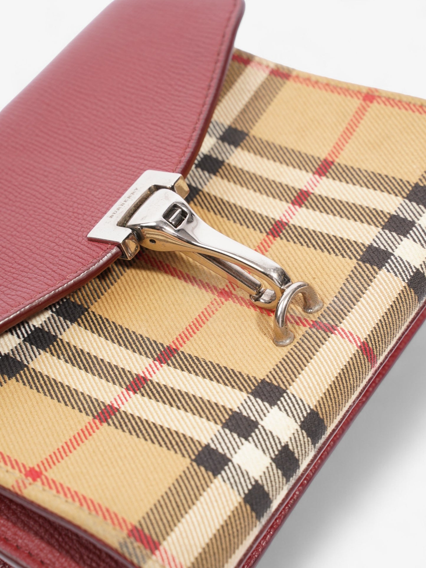 Burberry Macken Vintage Check / Burgundy Leather
