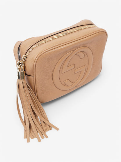 Gucci Soho Disco Bag Beige Calfskin Leather Small