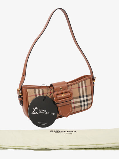 Burberry Sling Bag Vintage Check / Briar Brown Canvas