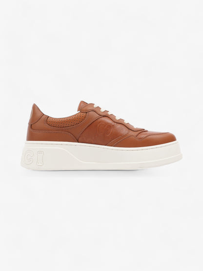 Gucci Chunky GG Embossed Sneakers Brown / White Leather EU 41.5 UK 7.5