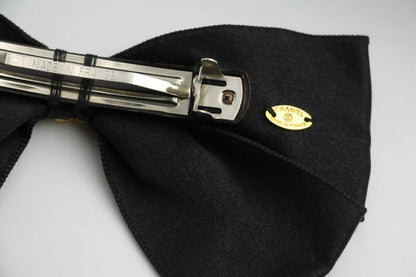 Chanel Vintage 1981-85 Silk 3D Bow Hairpin