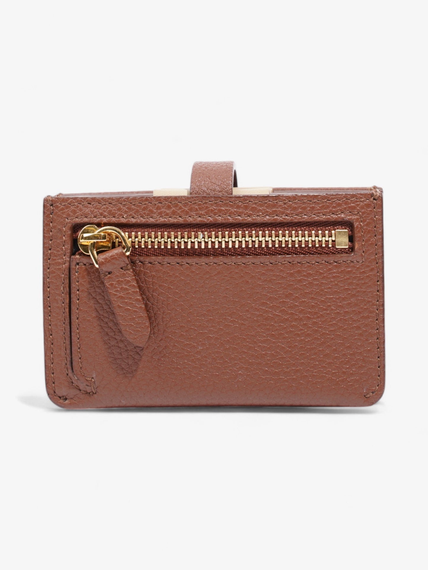 Burberry TB Fold Wallet Brown Leather