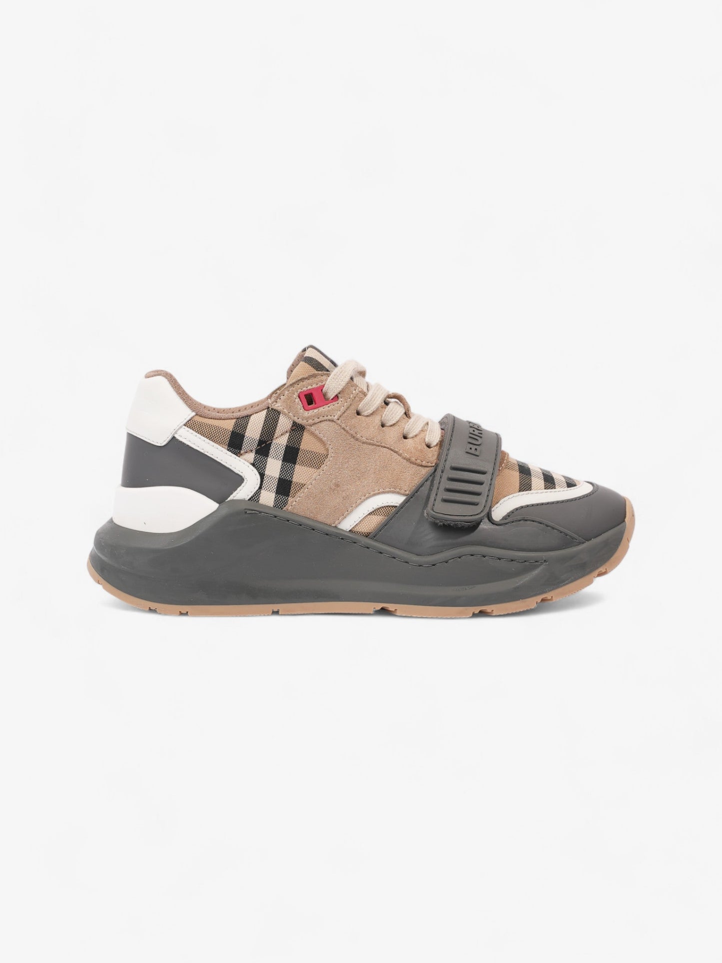 Burberry Ramsay Sneakers Grey / Burberry Check Leather EU 38 UK 5