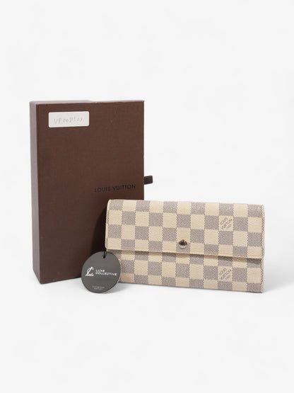 Louis Vuitton Sarah Wallet Damier Azur Coated Canvas