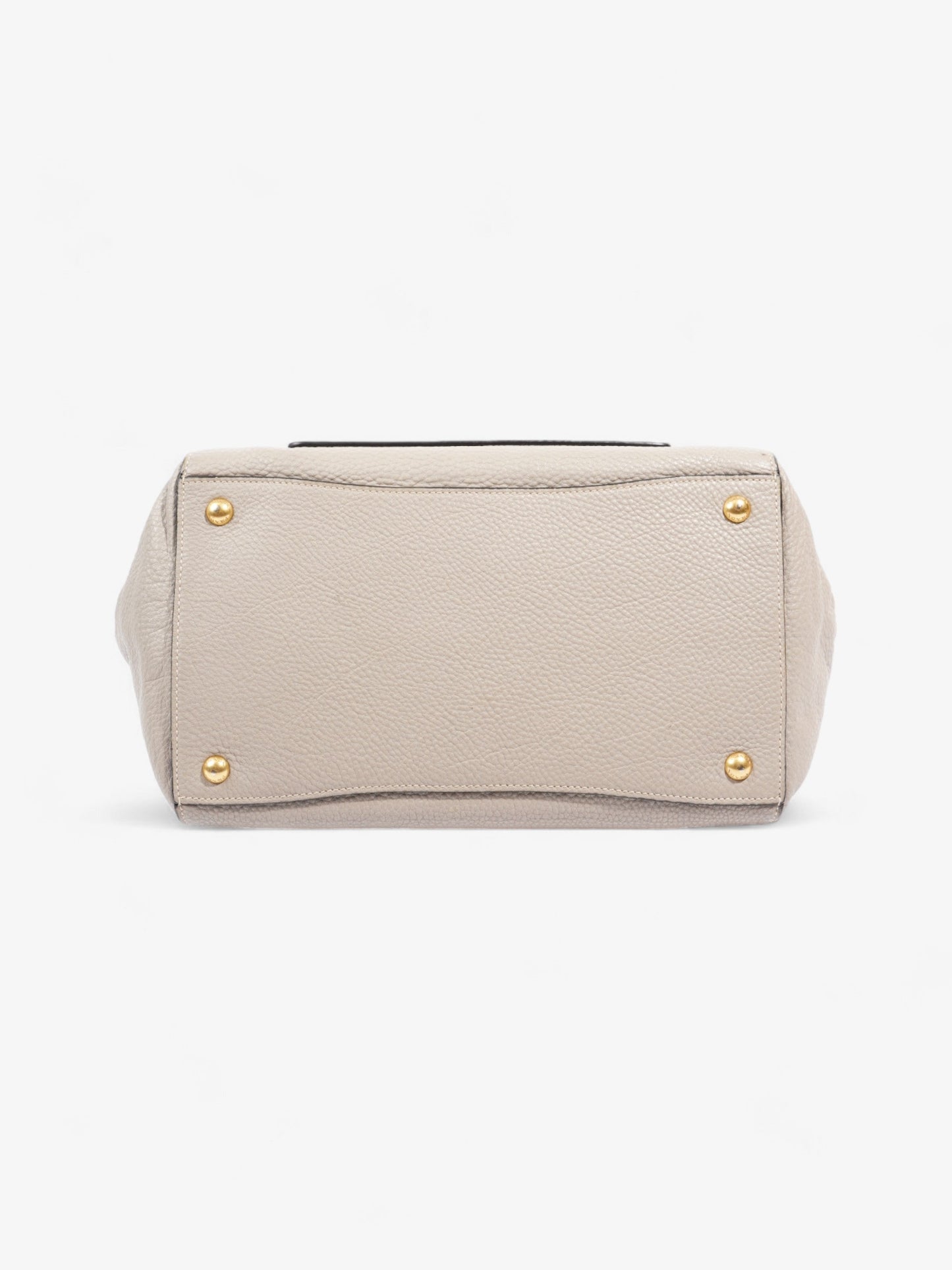 Prada Shopping Tote Grey Leather