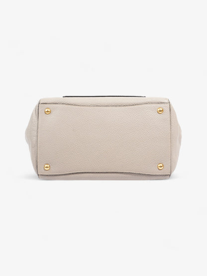 Prada Shopping Tote Grey Leather