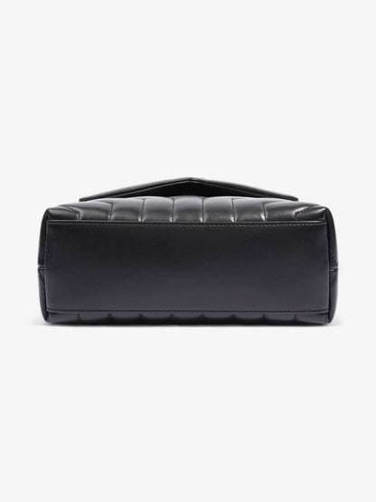Saint Laurent Lou Lou Black Matelasse Leather Small