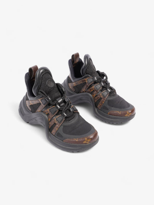 Louis Vuitton Archlight Sneakers Black / Brown Monogram Coated Canvas EU 37 UK 4