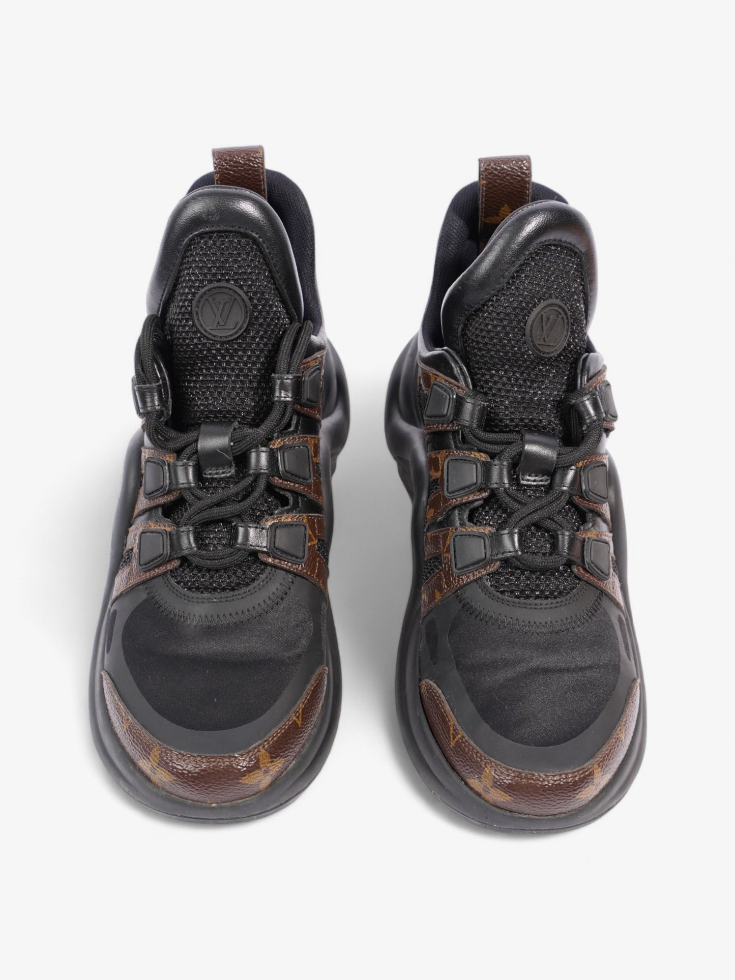 Louis Vuitton Archlight Sneakers Black / Brown Monogram Coated Canvas EU 37 UK 4