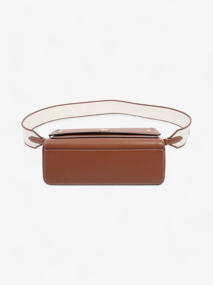 Burberry Note Brown  Leather