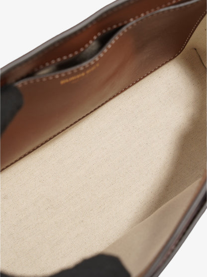 Burberry Note Brown  Leather
