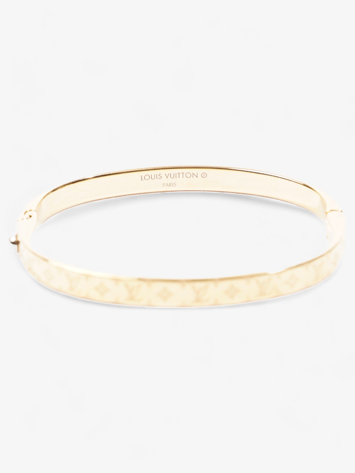 Louis Vuitton Nanogram Bracelet Gold Base Metal M