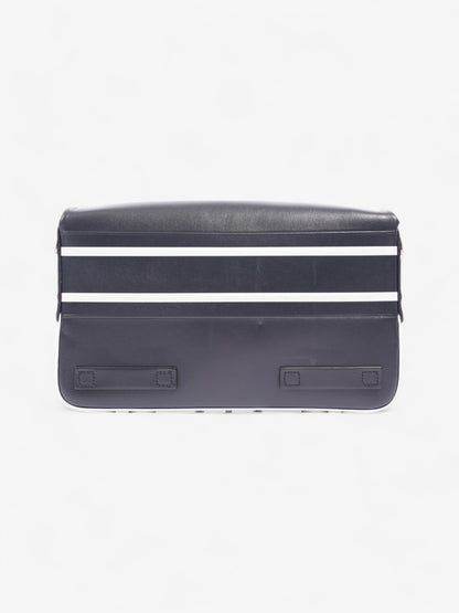 Christian Dior Diorcamp Bag Navy / White Leather Small