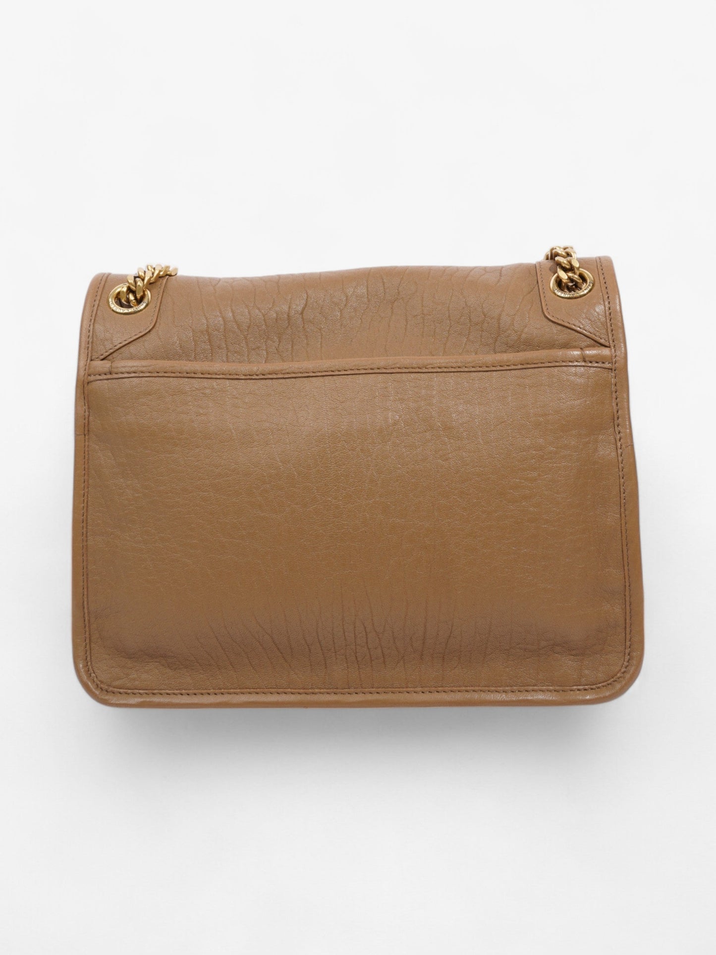 Saint Laurent Niki Dark Cork Lambskin Leather Medium