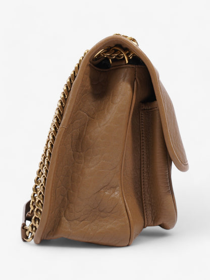 Saint Laurent Niki Dark Cork Lambskin Leather Medium