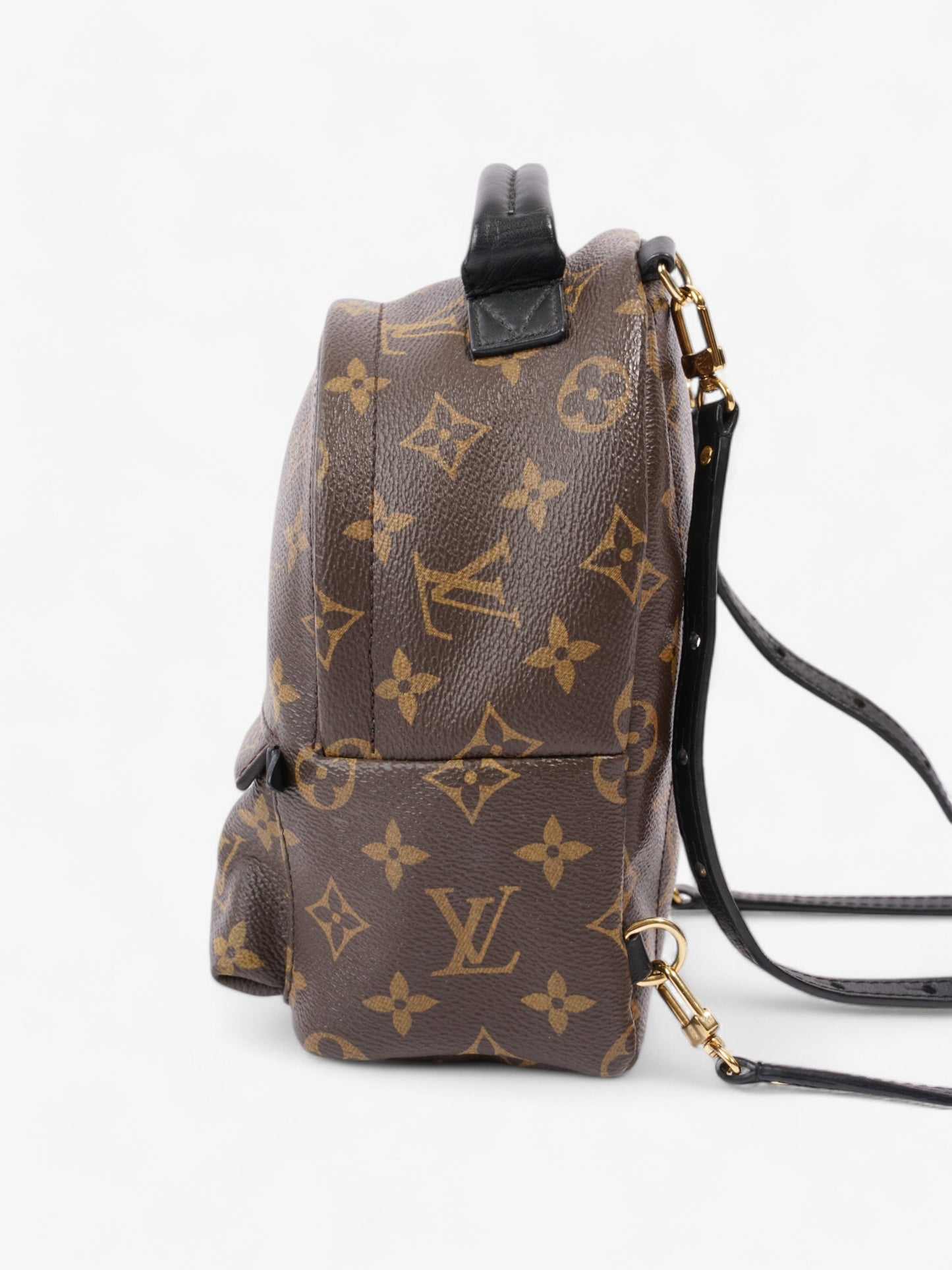 Louis Vuitton Palm Springs Monogram / Black Coated Canvas Mini