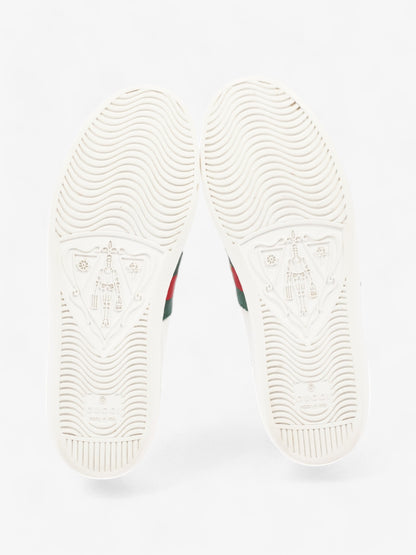 Gucci Ace Embroidered Sneakers  White  / Red / Green Leather EU 35.5 UK 2.5