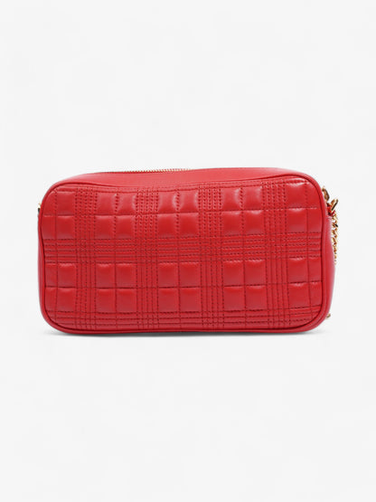 Burberry Lola Camera Bag Red Leather Small