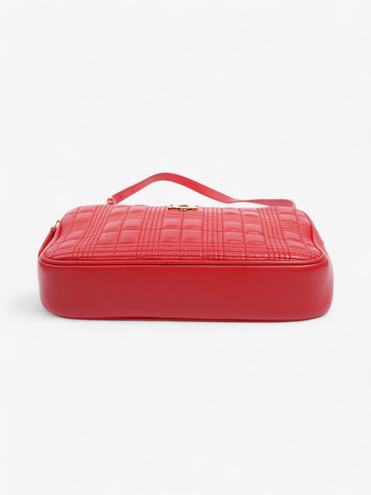 Burberry Lola Camera Bag Red Leather Small