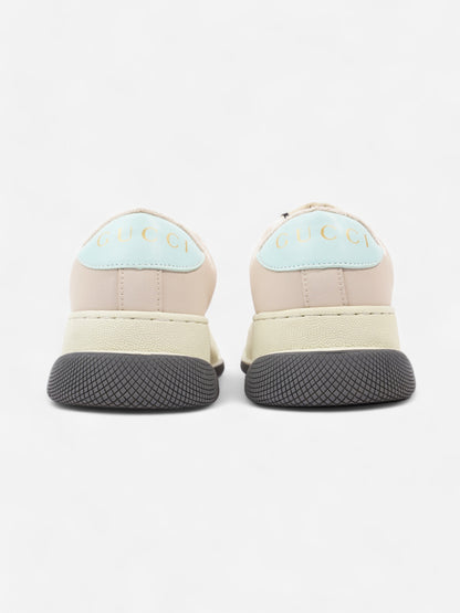 Gucci Screener Sneakers Pink / Beige / Teel Canvas EU 37 UK 4