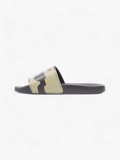 Burberry Camo Slides Khaki / Black Rubber EU 41 UK 7