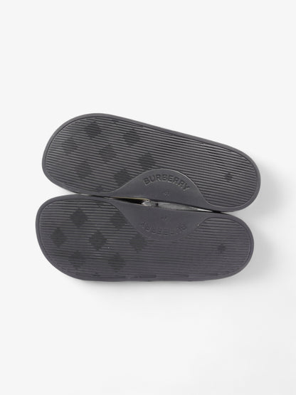 Burberry Camo Slides Khaki / Black Rubber EU 41 UK 7