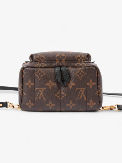 Louis Vuitton Palm Springs Monogram / Black Coated Canvas Mini