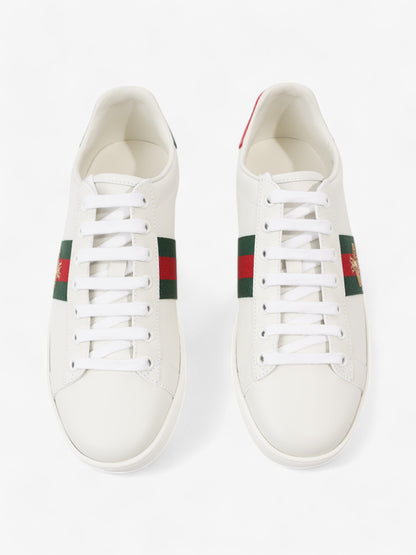 Gucci New Ace Bee Sneakers White  / Green / Red Leather EU 38 UK 5