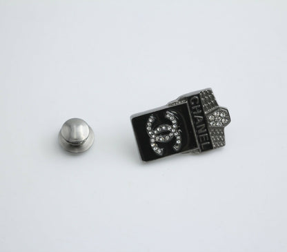 Chanel 09A Metal Moscow Series Badge Brooch