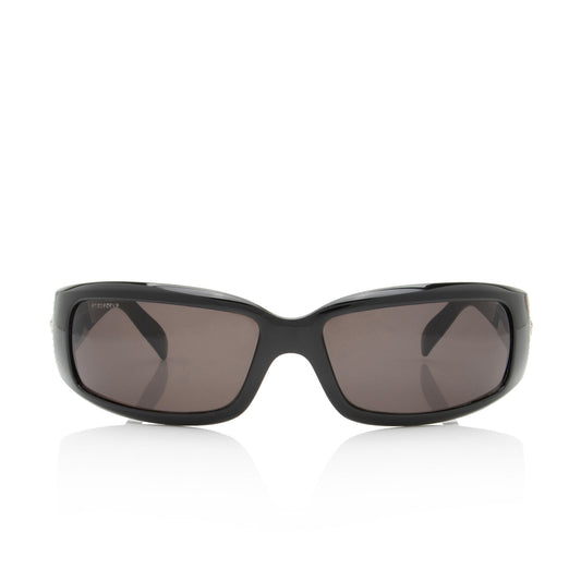 Versace Crystal Medusa Narrow Sunglasses (SHF-Bxpy1Y)