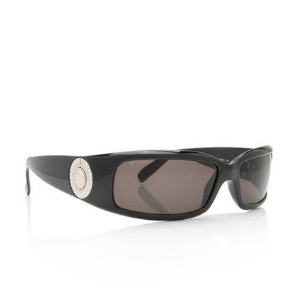Versace Crystal Medusa Narrow Sunglasses (SHF-Bxpy1Y)