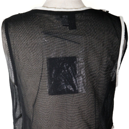 Chanel Sleeveless Tank Top Cotton Black