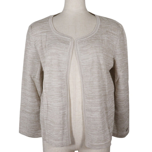 Chanel Logo Plate Cotton Cardigan P12872V00569