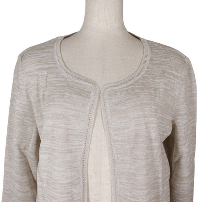 Chanel Logo Plate Cotton Cardigan P12872V00569